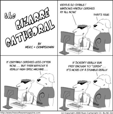 Bizarre Cathedral comic strip